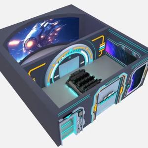 Technologie à l'œil nu, <span class=keywords><strong>cinéma</strong></span> 5D avec piste volante, système de <span class=keywords><strong>cinéma</strong></span> 3D, rail de siège personnalisé, <span class=keywords><strong>cinéma</strong></span> 9D en intérieur, <span class=keywords><strong>Jurassic</strong></span> World, aéroport, métal - Product Image 1