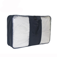 Cambodge sacs de couette à fermeture éclair en plastique transparent avec poignée