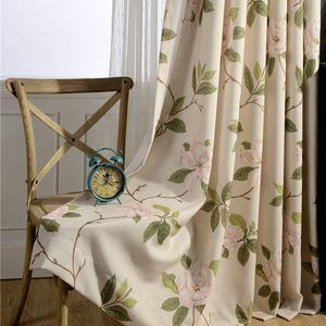 Nhà cung cấp rèm vải cotton in hoa văn hiện đại, hình học, giá rẻ, bán buôn, rèm nhà, rèm phòng khách, nhà máy sản xuất rèm - Product Image 2