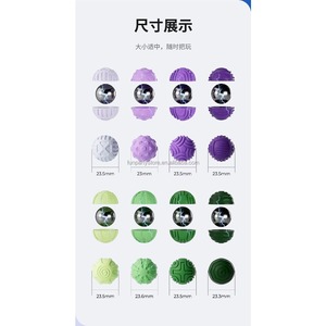 Jouet anti-stress en silicone avec billes magnétiques, EDC, soulagement de l'anxiété, jouet sensoriel magnétique pour adultes, enfants, autisme, TDAH - Product Image 2