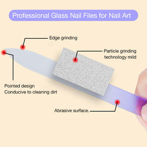 Lima de Uñas de Vidrio Nano, Forma Recta, Duradera, Color Personalizado Profesional, Herramienta de Manicura y Pedicura - Product Image 6