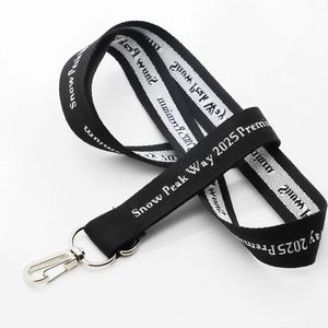 Lanière personnalisée haut de gamme en jacquard épais pour porte-clés souvenir, lanière Airbus, lanière avec logo personnalisé - Product Image 1