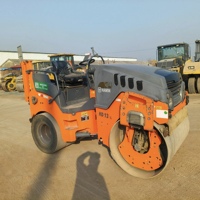 Compacteur hydraulique combiné à pneus Hamm 3ton HD12 Rouleau compresseur vibrant à tambour unique avec moteur et pompe à vendre