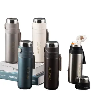 Mm Quà Tặng Doanh Nghiệp 500Ml 16Oz Thép Không Gỉ Nhiệt Vaccume Flask Thể Thao Ngoài Trời Chai Nước Với Thư Bị Trả Lại Bìa