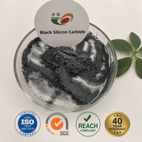 Poudre de carbure de silicium noir FEPA P Grit P400-P600 Carborundum noir pour abrasif métallographique imperméable recouvert de papier abrasif
