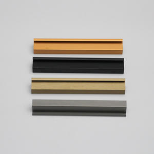 Profils en alliage d'aluminium pour portes vitrées de placards modernes de luxe léger, accessoires de cadre de porte, profils de fenêtre, résistants à l'eau, vente en gros - Product Image 4