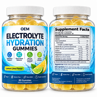 Gummies électrolytiques pour le soutien de l'hydratation avec minéraux essentiels et vitamines B pour le bien-être – Marque privée OEM disponible en gros