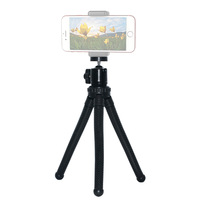 Trépied flexible Octopus caméra mobile trépied de bureau universel pour anneau lumineux d'appareil photo de téléphone portable