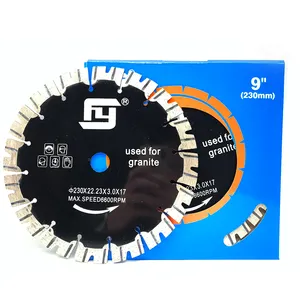 Diamond Circular Saw Blade V Type 230mm For Masonry Granite Stone Cutting Disc Wholesale Price