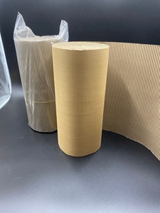 Singleface <strong>Corrugated</strong> <strong>Roll</strong> 400mm*10m Kraft 1200mm*10m <strong>Corrugated</strong> Paper <strong>Roll</strong> Wrapping Moving Goods - Product Image 3