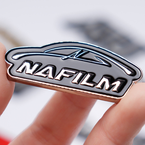 Autocollants de logo de voiture en métal personnalisés de haute qualité, résistants à l'eau et aux UV, badges de voiture 3D avec votre propre design - Product Image 2