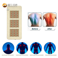 Jiwan Lejia Vente en gros de tapis chauffant en pierre de jade blanche personnalisé, tapis de massage thermique pour centre de méditation