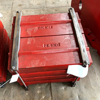 Barre de frappe pour concasseur à percussion High Chrome Cr26 PWC-B-1310 1314, pièces de rechange pour carrière, fabrication chinoise, service de fonderie personnalisé fourni