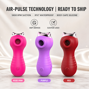 Vibrador de Succión Clitoriana con Orejas de Gato, 7 Modos, Silicona Líquida Suave como la Seda, Estimulador de Pulsaciones de <span class=keywords><strong>Aire</strong></span>, 100% Impermeable, Juguete Sexual Íntimo - Product Image 4