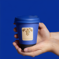 Manchons pour tasses à café en carton biodégradable pour tasses chaudes avec logo personnalisé Machine à fabriquer des boîtes en carton Gobelets en papier pour jus de fruits