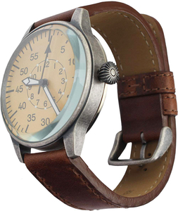 Wygcioo-Reloj de piloto Vintage de acero para hombre, cristal de zafiro alemán, OEM - Product Image 2
