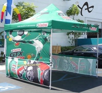 Tente Pop-Up 2x2m pour Salons Professionnels, Publicité, Promotion, Pique-nique en Plein Air, Spectacle, Chapiteau d'Exposition en Aluminium, Abri Imperméable