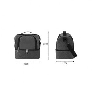 Customize Insulated <b>Lunch</b> <b>Bag</b> Leakproof Insulated Soft Large Adult <b>Lunch</b> Cooler <b>Bag</b> for Work <b>With</b> Adjustable Shoulder <b>Strap</b> - Product Image 2