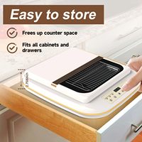 Boîte à lever le pain électrique pliable et mijoteuse avec contrôle électronique - Kit de levain pour la pâtisserie à domicile