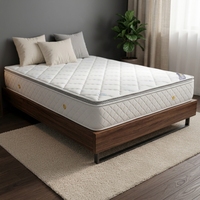 Matelas hybride King Size à ressorts ensachés et mousse à mémoire de forme, soulagement des douleurs dorsales, double soutien des bords, confortable et doux, pour usage hôtelier