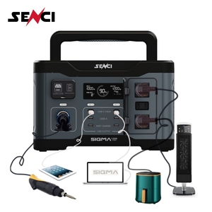เครื่องกำเนิดไฟฟ้าพลังงานแสงอาทิตย์แบบพกพา Senci 700w 800w 1000w 1200w 1500w 1800w 3000w ระบบสำหรับตั้งแคมป์กลางแจ้ง PRO 1200 Energy Stor - Product Image 1