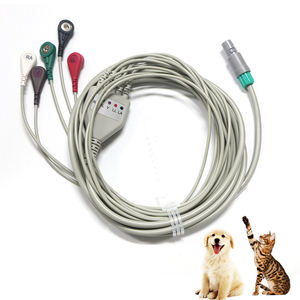 베리 환자 모니터 액세서리 수의사 사용 ECG 케이블 클립 동물 혈압 커프 - Product Image 2