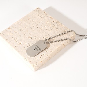 Collana con Ciondolo Personalizzato in Acciaio Inossidabile Placcato Oro 18K con Incisione di Foto <span class=keywords><strong>e</strong></span> Testo - Regalo per Donne - Product Image 3