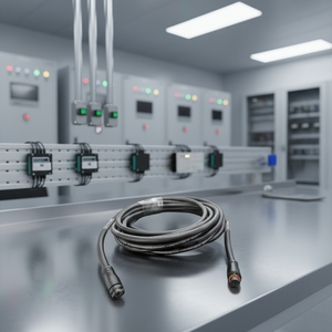 ขั้วต่อแบบกำหนดเอง M20 2PIN+8PIN สายเคเบิลกันน้ำ IP68 สำหรับอุปกรณ์เซ็นเซอร์อุตสาหกรรมระดับสูง - Product Image 1