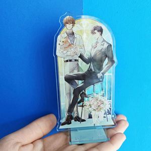 Personalized Clear Acrylic Stand and Keychain Transparent Combination Plastic Stande for Promotional Party Supplies - Product Image 4