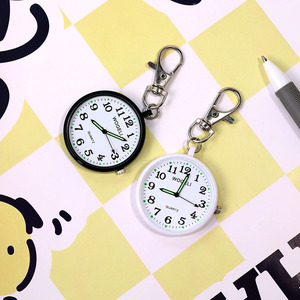 Nouvelle montre de poche avec porte-clés lueur dans la montre à Quartz sombre avec batterie étudiant médecin médical Vintage montre enfant cadeau - Product Image 1
