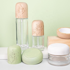 Serie de Envases de Madera Natural Personalizados WeWood de Vietnam, Tapa de Lujo para Frascos de Cosméticos y Tapas para Botellas con Logotipo Grabado - Product Image 2