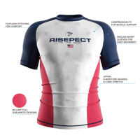 Rashguard de canoë pour homme Elite, hautement extensible, anti-transpiration, anti-frottement, avec logo d'équipe personnalisé pour la course à canoë