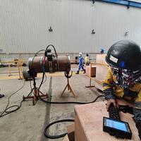 Machine à souder les tuyaux de grand diamètre en acier au carbone FXM-G219 pour les coutures circulaires des pipelines pétroliers et gaziers, fil de 1,0-1,2 mm
