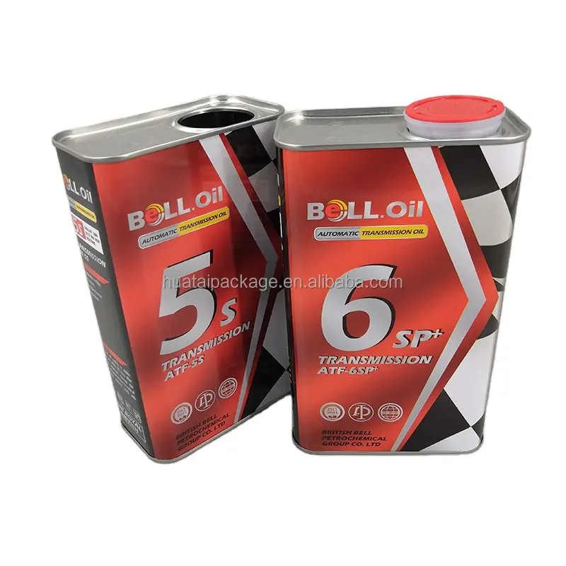 Nhà Máy bán hàng trực tiếp 1L tùy chỉnh logo vuông tin tin có thể cho thinners với 42 mét vòi