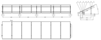 Système de montage solaire, système de support au sol pour panneaux solaires, module PV personnalisé, commercial, profil C S350, revêtement Zn-Al-Mg