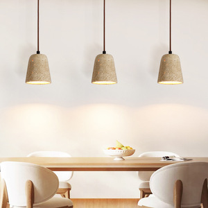 Lampe suspendue de style japonais Wabi Sabi, LED E27, commande par interrupteur, chambre à coucher, salle à manger, petite lampe suspendue - Product Image 2