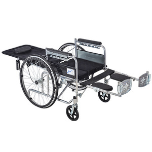 รถเข็นพับได้ Henghubang พร้อมฟังก์ชั่นปรับเอนและโถสุขภัณฑ์ น้ำหนักเบา ใช้งานง่าย สำหรับผู้สูงอายุและผู้พิการ - Product Image 1