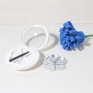 Bán Buôn Hai Lớp Vòng Hộp Mỹ Phẩm Cho Eyeshadow Son Môi Kem Có Thể Tái Chế Với Gương Cho Trang Điểm Lưu Trữ - Product Image 5