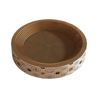 Vente en gros économique Planche à gratter pour chat de taille personnalisable Planche à gratter ronde pour chat