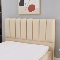 Mobilier complet de luxe moderne pour chambre à coucher Cadre de lit double cercle Espace de rangement Convertible Style doux Cadre de lit Queen King