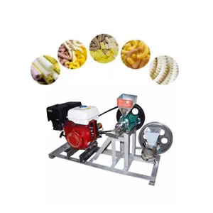electric model maize puff extrusion bulking machine for 4-hole twist