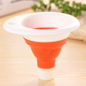 Foldable Food Grade Silicone Funnel For Liquid Dispensing Oil Vinegar Wine Mini Funnels Dishwasher Safe Home Use - Product Image 1