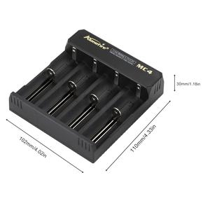 4-канальное зарядное устройство USB 5 В 2А универсальный смарт-26650/16340/14500/17670/18650/10440/18350 3,7 В литий-ионная литиевая аккумуляторная батарея - Product Image 6