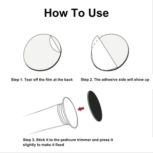 Hochwertiges Ersatz-Sandpapier Kallus entferner Fuß feile Schwarz Austauschbare Schleif pads - Product Image 4