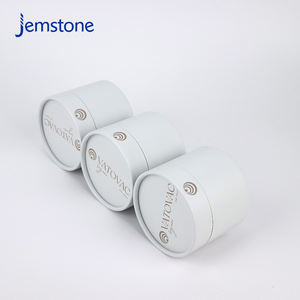 Pot à crème en verre biodégradable personnalisé, boîte cylindrique en carton, conteneur rigide, tube en papier pour bougie à la cire de soja, emballage - Product Image 3