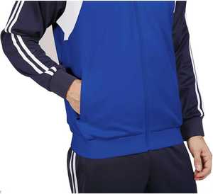 Conjunto Deportivo Informal de Invierno de Lujo, 100% Algodón Estampado, con Chaqueta Cuadrada de Dos Piezas en Color Contrastante y Sudadera Holgada - Product Image 2