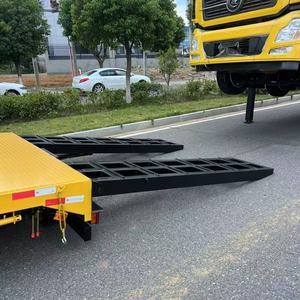 شاحنة بضائع مسطحة 12 عجلة حمولة 35T لمركبات البناء/محرك اليورو 3 - Product Image 6