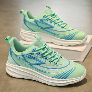 Zapatillas deportivas para hombre, diseño azul, con amortiguación, parte superior de malla, suaves, ligeras y cómodas, ideales para actividades deportivas, las más vendidas. - Product Image 1