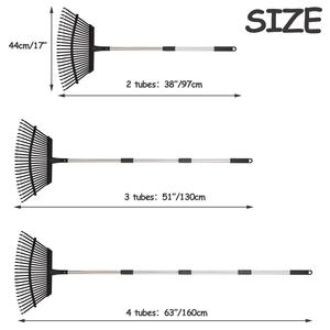 Testa staccabile raccogliere detriti sciolti tra piante Delicate foglia prato metallo <span class=keywords><strong>rastrello</strong></span> <span class=keywords><strong>da</strong></span> <span class=keywords><strong>giardino</strong></span> - Product Image 2