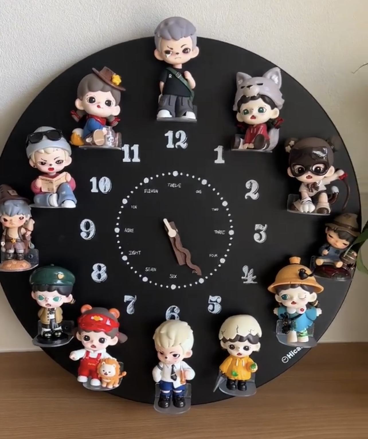 Muet Aimants Pour Réfrigérateur Souvenir Digital Horloge Murale Auto Adhesive Aimants Pour Refrige